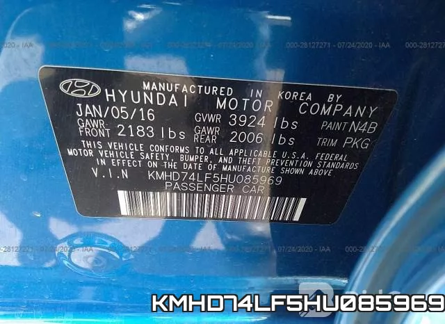 KMHD74LF5HU085969 фото 10