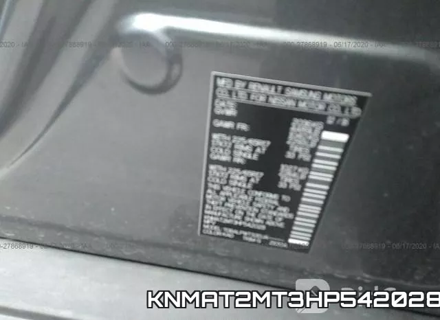 KNMAT2MT3HP542028 фото 10