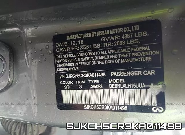 SJKCH5CR3KA011498 фото 10
