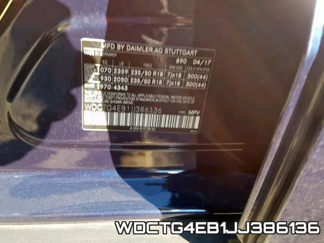 WDCTG4EB1JJ386136 фото 2