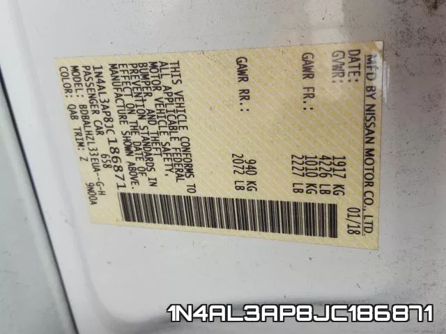 1N4AL3AP8JC186871 фото 2