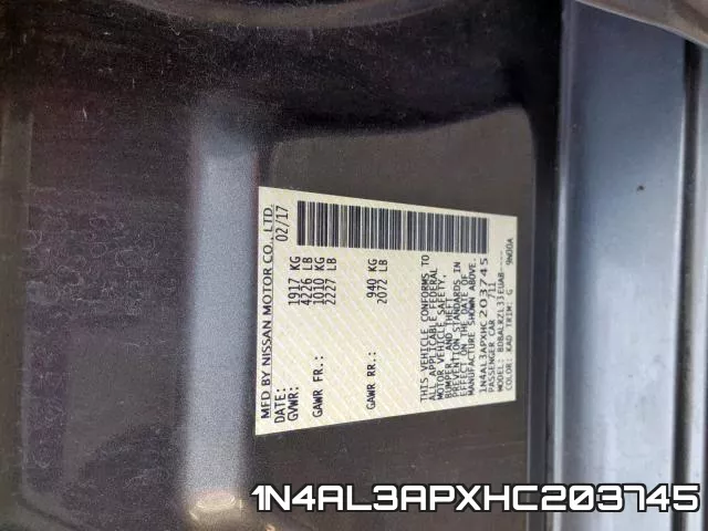 1N4AL3APXHC203745 фото 2