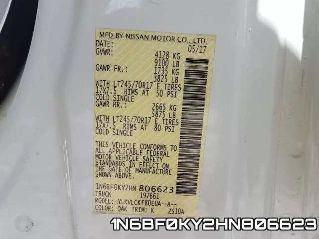 1N6BF0KY2HN806623 фото 2