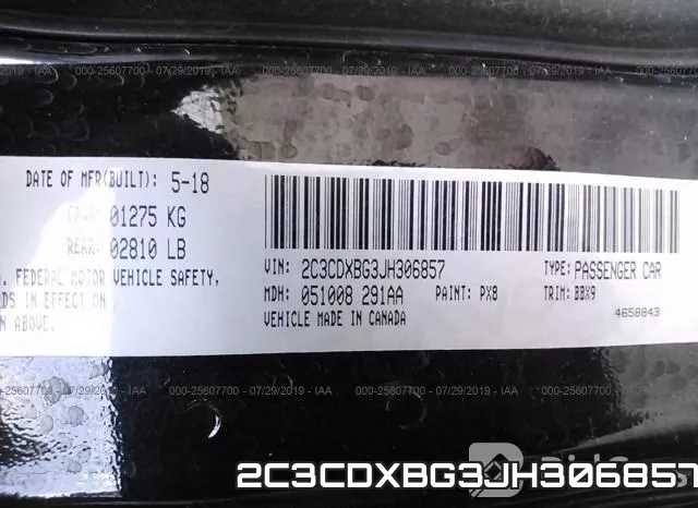 2C3CDXBG3JH306857 фото 10