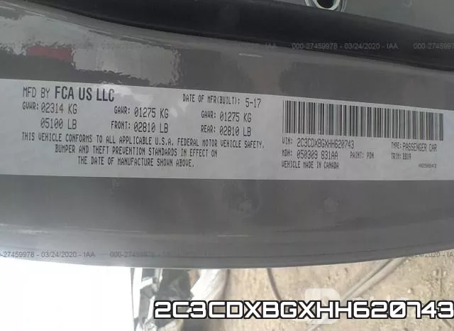 2C3CDXBGXHH620743 фото 10