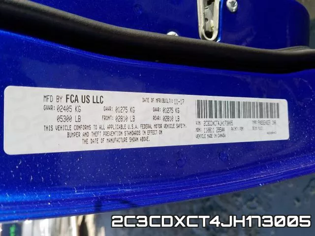 2C3CDXCT4JH173005 фото 2