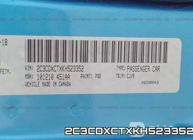 2C3CDXCTXKH523352 фото 10
