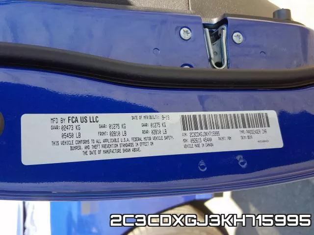 2C3CDXGJ3KH715995 фото 2