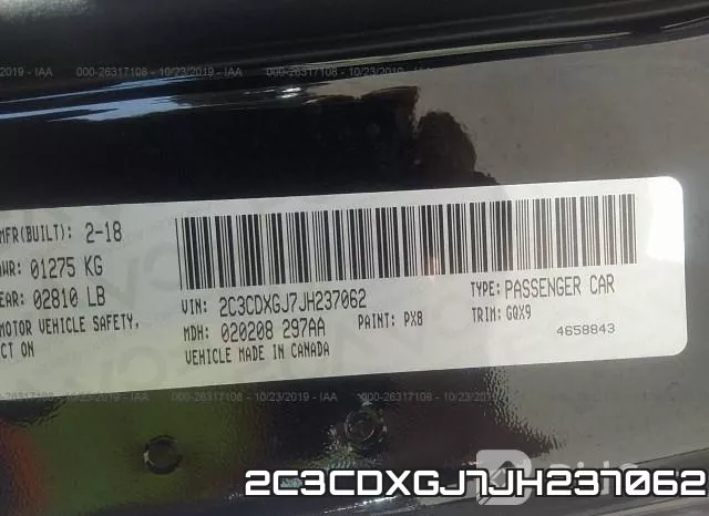 2C3CDXGJ7JH237062 фото 9