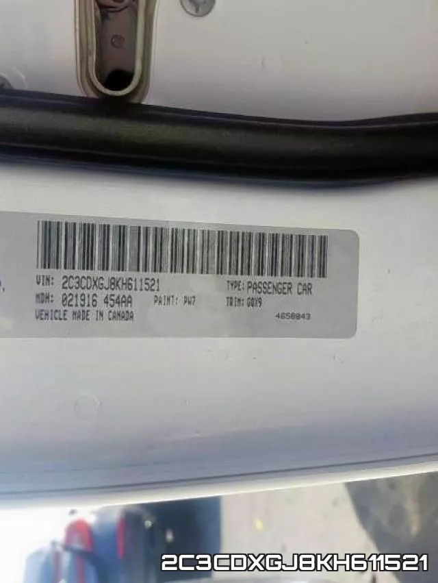 2C3CDXGJ8KH611521 фото 2