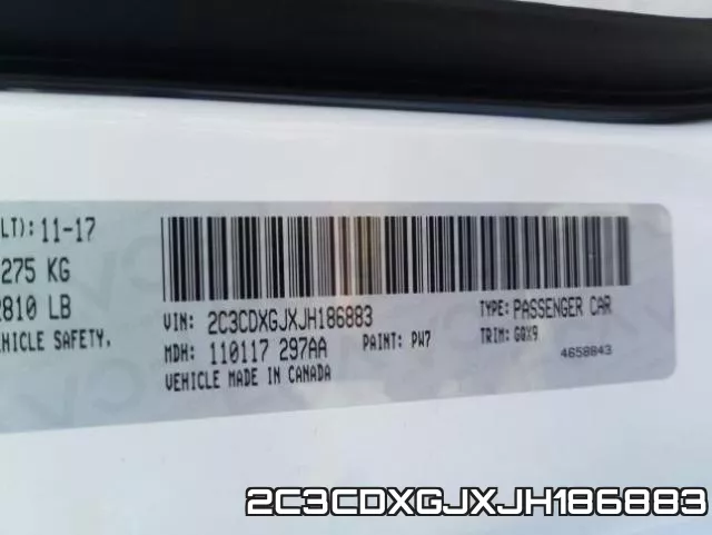 2C3CDXGJXJH186883 фото 2