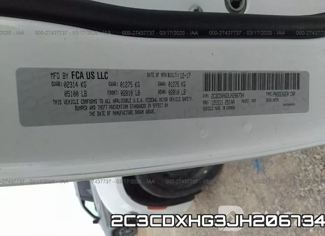 2C3CDXHG3JH206734 фото 10