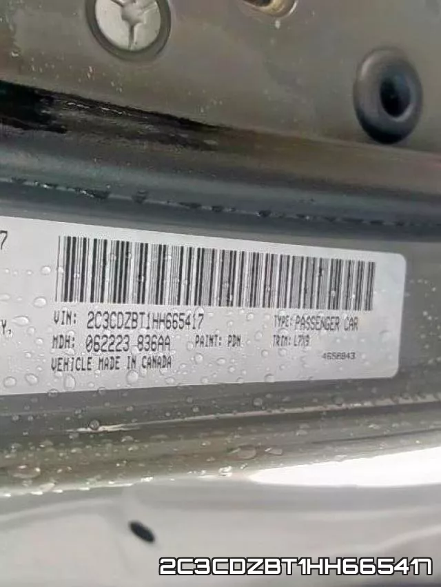 2C3CDZBT1HH665417 фото 2