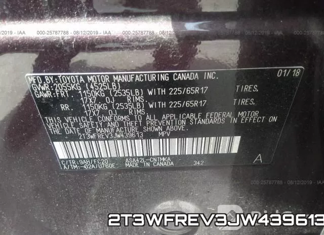 2T3WFREV3JW439613 фото 10