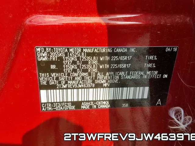 2T3WFREV9JW463978 фото 2