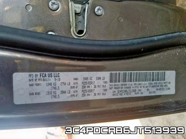 3C4PDCAB6JT513939 фото 2