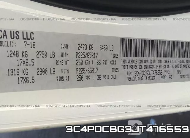 3C4PDCBG3JT476553 фото 10