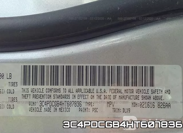 3C4PDCGB4HT607836 фото 10