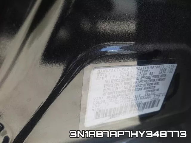 3N1AB7AP7HY348773 фото 2