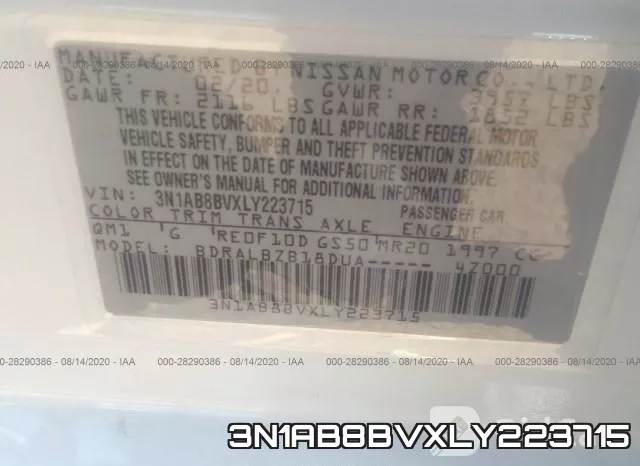 3N1AB8BVXLY223715 фото 10