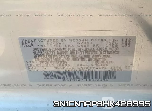 3N1CN7AP3HK428395 фото 10
