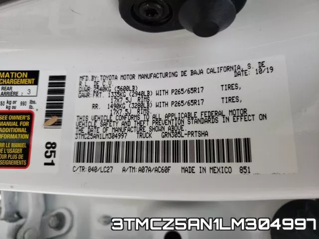 3TMCZ5AN1LM304997 фото 2