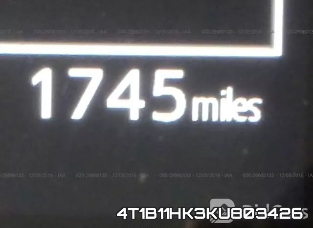 4T1B11HK3KU803426 фото 8