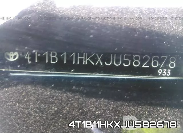 4T1B11HKXJU582678 фото 10
