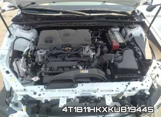 4T1B11HKXKU819445 фото 2