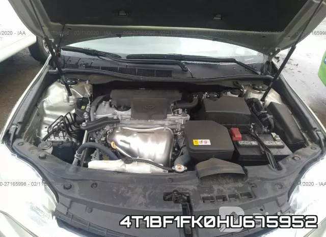 4T1BF1FK0HU675952 фото 2