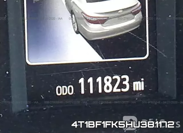 4T1BF1FK5HU381172 фото 7