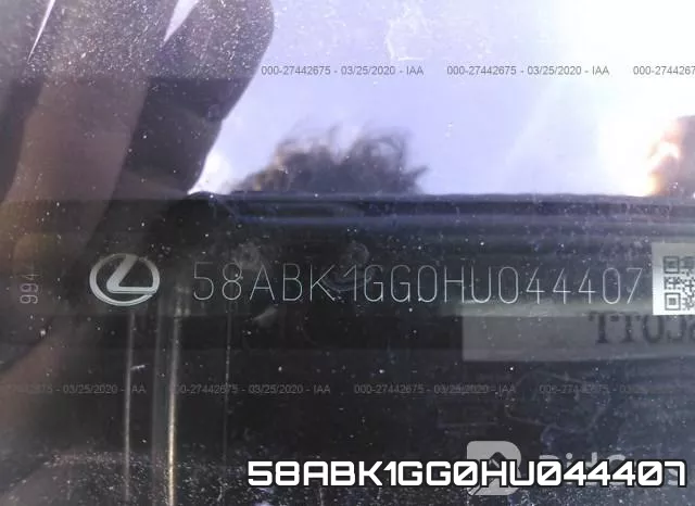 58ABK1GG0HU044407 фото 10