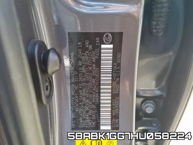 58ABK1GG7HU058224 фото 2
