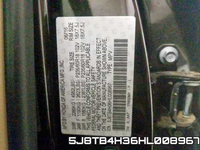 5J8TB4H36HL008967 фото 2