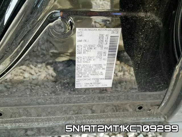 5N1AT2MT1KC709299 фото 2