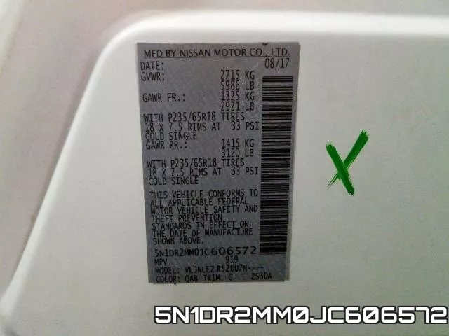 5N1DR2MM0JC606572 фото 2