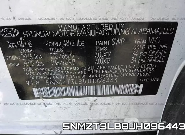 5NMZT3LB8JH096443 фото 10