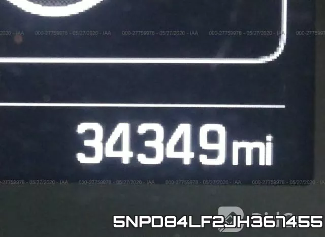 5NPD84LF2JH367455 фото 8