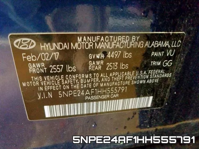 5NPE24AF1HH555791 фото 2