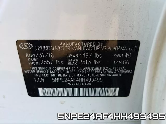 5NPE24AF4HH493495 фото 2