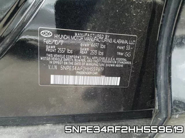 5NPE34AF2HH559619 фото 2