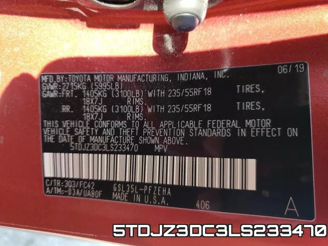 5TDJZ3DC3LS233470 фото 2