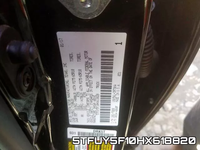 5TFUY5F10HX618820 фото 2