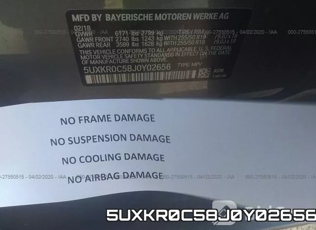 5UXKR0C58J0Y02656 фото 10