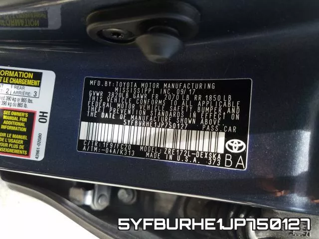 5YFBURHE1JP750127 фото 2