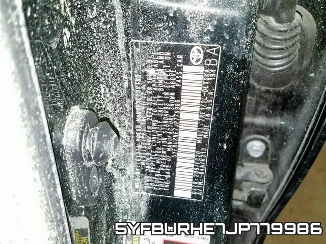 5YFBURHE7JP779986 фото 2