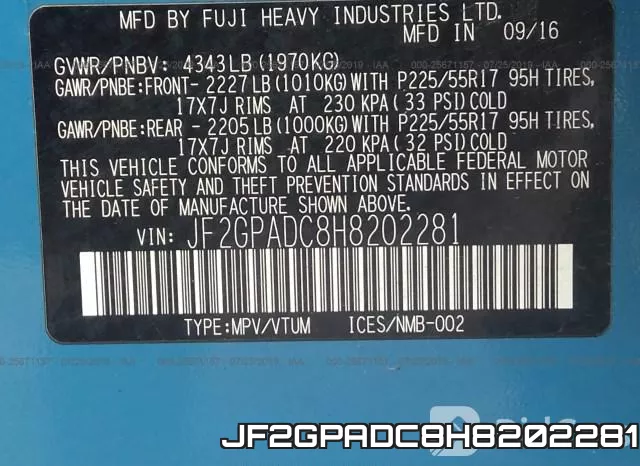 JF2GPADC8H8202281 фото 10