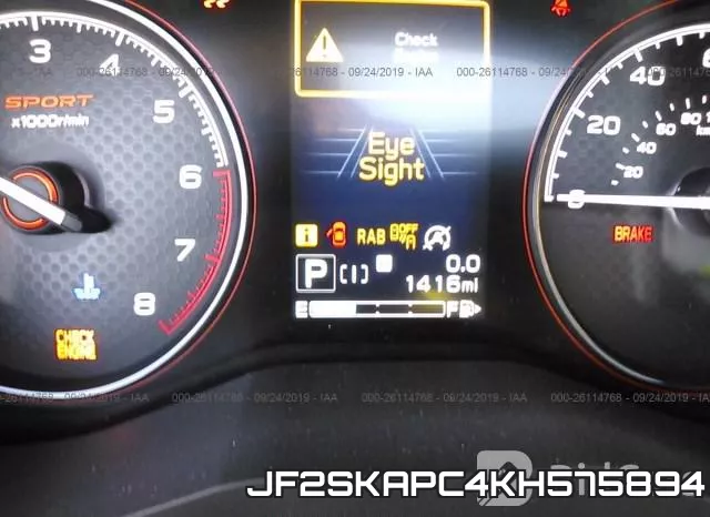 JF2SKAPC4KH575894 фото 8