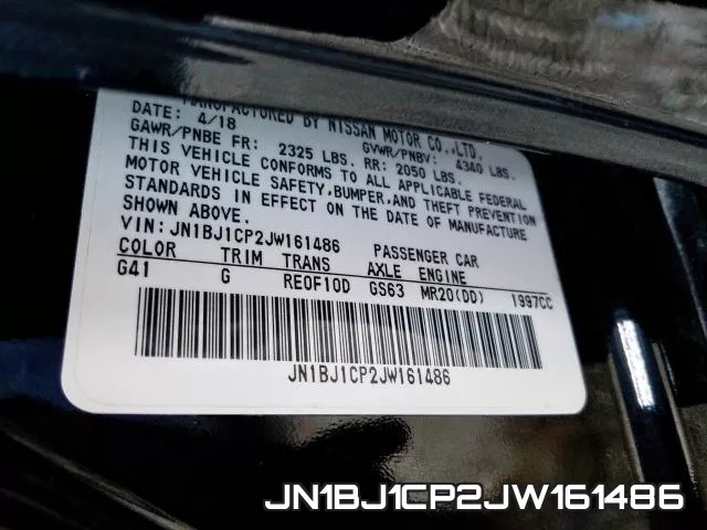 JN1BJ1CP2JW161486 фото 2