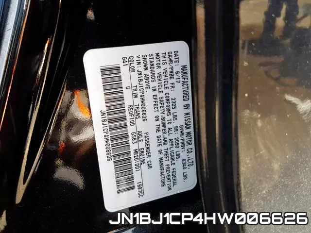 JN1BJ1CP4HW006626 фото 2